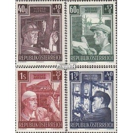 Prophila Collection Austria 960-963 (complete edition) stamped 1951 reconstruction (stamps for collectors)