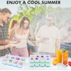 Large Ice Cube Trays with Lid, Jrisbo 2 Pack Stackable