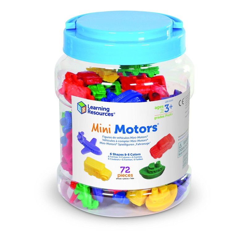 Learning Resources Mini Motors Counting and Sorting Fun Set -