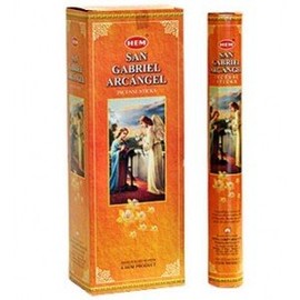 HEM San Gabriel Arcangel Incense 6 Hexagon Packs of 20 = 120 Sticks