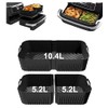 Szyeequoo Silicone Air Fryer Liner Set - Reusable and Nonstick