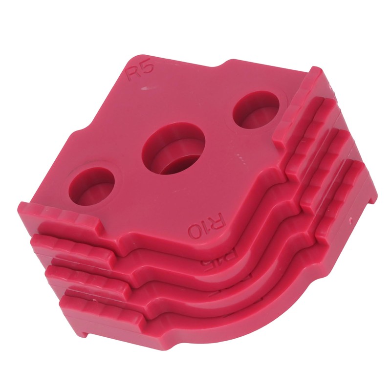 4 Pcs Radius Jig Router Template ABS Wear Resistant Woodworking