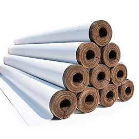 Fiberglass Pipe Insulation 1 1/2" x 1 1/2" - Pack of 10