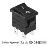 Sourcingmap 5Pcs AC 12A/125V 10A/250V DPST 4P 2 Position I/O