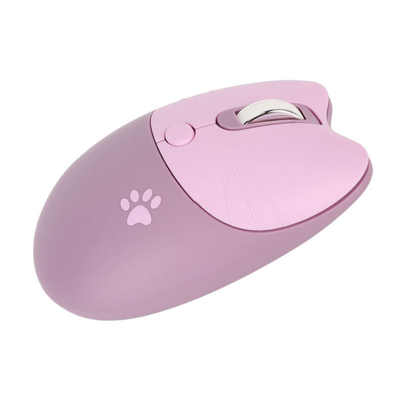 2.4G Cat Wireless Mouse Mute USB Receiver Cute Portable 3