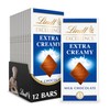Lindt EXCELLENCE Extra Creamy Milk Chocolate Bar, Milk Chocolate Candy,