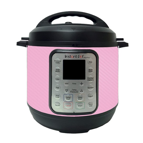 MightySkins Carbon Fiber Skin Compatible with Instant Pot Duo 6-QT