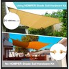 HOMPER Awning Mounting Kit, Awning Accessories Mounting for Square Triangular