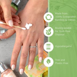 Ibambo Bamboo Cotton Swabs - 5000 Pack, for Beauty & Personal Care