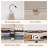 Surblue Hanging 3-Shelf Closet Organizer Foldable Travel Storage Bag for
