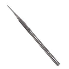 Single Ended Micro Fine Straight Dissecting Needle #1, Stainless Steel 5.5" (14cm)