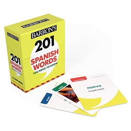 201 Spanish Words You Need to Know Flashcards (Barron's Foreign Language Guides)