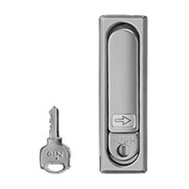 Nitto Kogyo H-85-Z Waterproof Flat Handle for Cabinets, Small, Left and Right Opening, 1 Piece