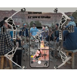 6-16.5" Compound Bow and Arrows Set for Archery Target Shooting Small Hunting Games PocketBow Survival Bow Gift LTH/RTH (Type5-9.5 inch Bow)