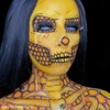Color Cup Carded Yellow Makeup Accessory