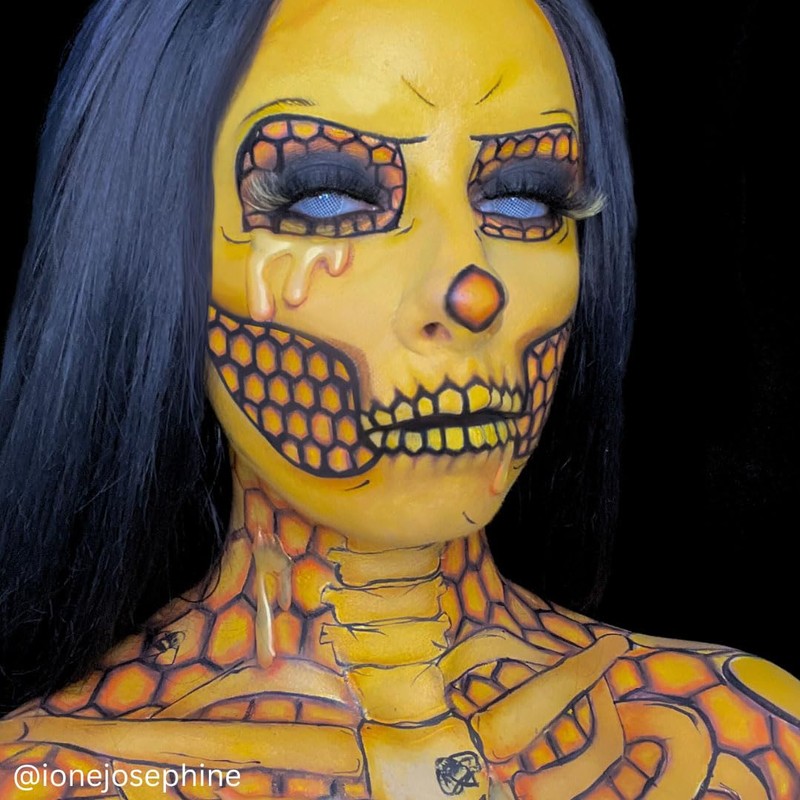 Color Cup Carded Yellow Makeup Accessory