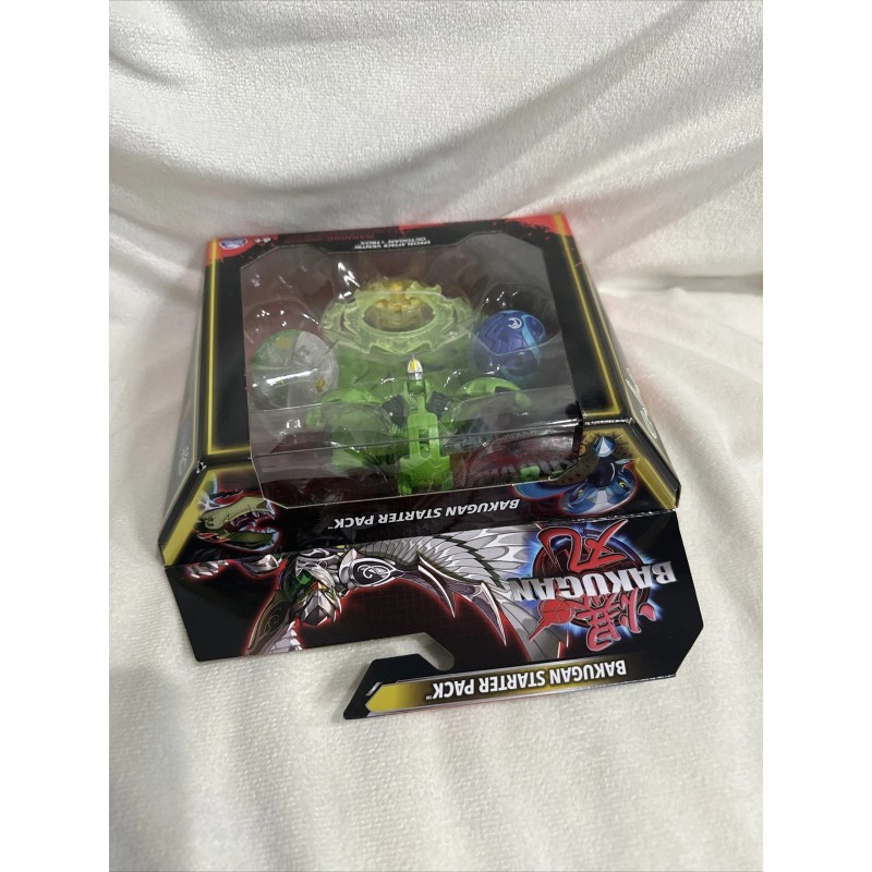 Bakugan Starter 3-Pack, Special Attack Ventri, Octogan and Trox, Customizable