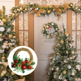 Deepton Pack of 10 Metal Rings for Crafts, 20 cm Wire Rings for Crafts, Silver Dream Catcher Rings, Metal Decorative Rings for Hanging, Metal Ring for Floristry, Wedding Wreath, Christmas Decoration,