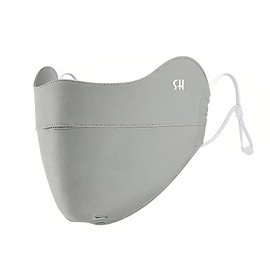 ZVCXOE UV Protection Mask, Women's, Cooling Mask, 95% UPF50+, 3D, Small Face, Cool Touch, Cool, No Burning, Easy Breathing, UV Protection, Sports Face Cover, Cooling Mesh, Anti-UV, Sun Protection, Repeatedly, Washable, Breathable, Comfortable, Adjustable