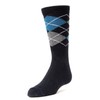 MeMoi Argyle - Calcetines de vestir para niño, Navy Mk