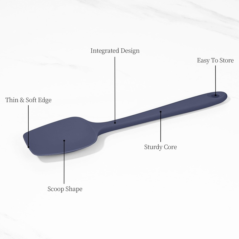 Lilybeam 600ºF Heat Resistant Spatulas, High Heat Food Safe Semless