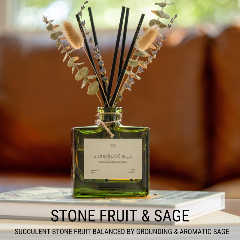 Craft & Kin Christmas Reed Diffuser with Dried Flowers |