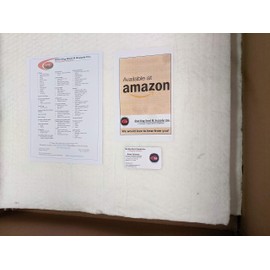 31"x24"x1" Ceramic Fiber Blanket Insulation 6# 2300F for Wood Stoves, Pizza Ovens, Kilns, Forges, Fireplaces & More - (2 Each)