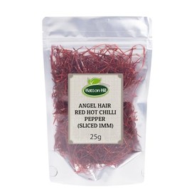 Angel Hair Red Hot Chilli Pepper (Sliced 1mm) 25g by Hatton Hill