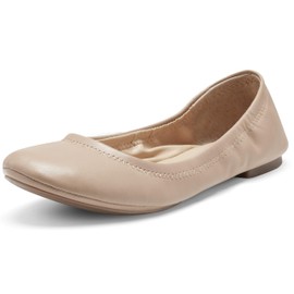 Lucky Brand Women's LK-Emmie Ballet Flat, Pale Beige ,8