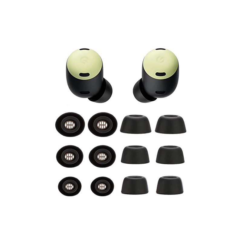 Rqker Eartips Compatible with Pixel Buds Pro Earbuds, 6 Pairs