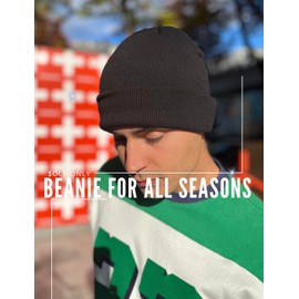 [$ole only] Sole Only Knit Hat, Beanie, 100% Cotton, Anti-pilling, All Seasons, Anti-Static, Solid, Cotton, Not Stuffy, Simple, Stretchy, Stylish, Men's, Women's, One Size Fits Most, Warm, For Work or