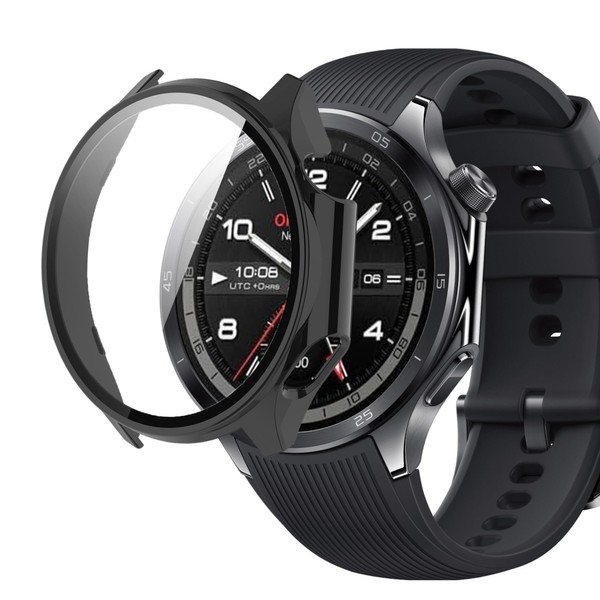 Blueshaweu Compatible for OnePlus Watch 3 Case, Hard PC Case
