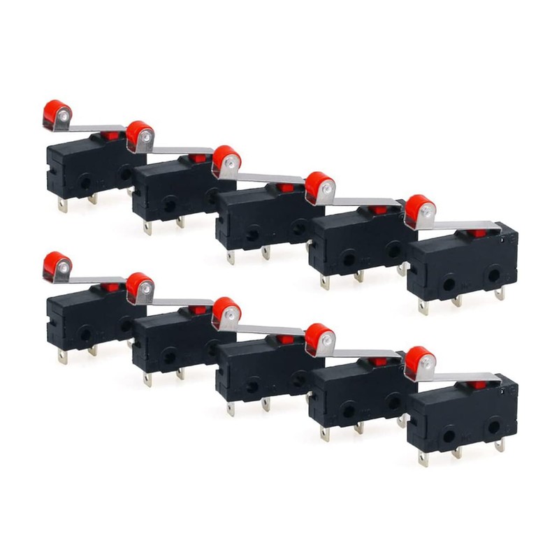 DIGISHUO 10pcs Micro Limit Switch KW12-3 AC 250V 5A SPDT