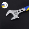 SENRISE Adjustable Wrench Adjustable Spanner Soft Grip Wide Mouth Wide
