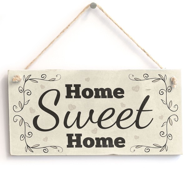 Home Sweet Home - Handmade Shabby Chic Wooden Sign/Plaque