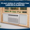 Pearwow Adjustable Window Air Conditioner Side Panels with Frame Set,Extra