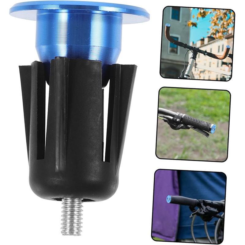 1 Pair Aluminum Bar End Plugs for Bicycle Handlebar -