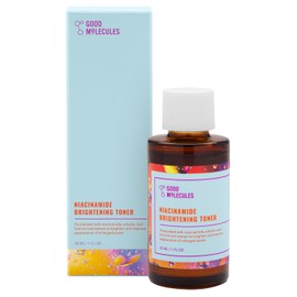 Good Molecules Niacinamide Brightening Toner 30ml1oz - Facial Toner with Niacinamide, Vitamin C, and Arbutin For Even Texture, Tone - Skin Care for...