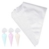 MXDHOKY Pack of 100 Disposable Piping Bags, Piping Bags for