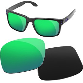 Polarized Replacement Lenses for Oakley Holbrook Sunglass- Multiple Options, simple (green)