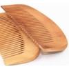 Peach Wood Wooden Comb Anti-Static Comb Close Tooth 2 PCS