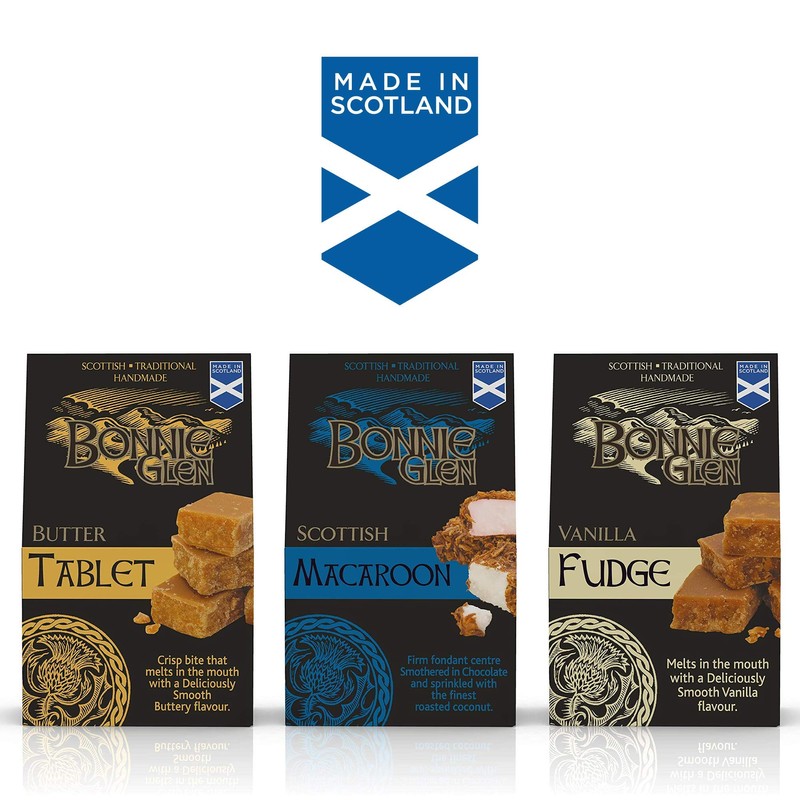 Bonnie Glen - Handmade Traditional Scottish Vanilla Fudge - Pouch
