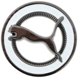 PUMA Golf Marker Golf Coin Marker 867911, black nickel/white glow, Free size