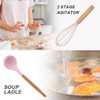 19-Piece Kitchen Cooking Utensil and Knife Set – Stylish Silicone