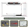 License Plate Backup Camera, JPP Front/Rear View Camera 170° Viewing