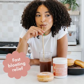 Boobie Debloat to the Max | Rapid Debloating for Women & Men | L-Glutamine and Marshmallow Root for Gut Health | Lemon Hibiscus Flavor, 40 Servings