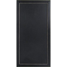 DesignOvation Wyeth Framed Magnetic Chalkboard, Black