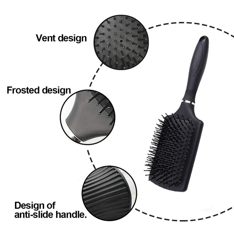 iPobie Paddle Brush, Professional Hair Brush for Detangling and Detangling