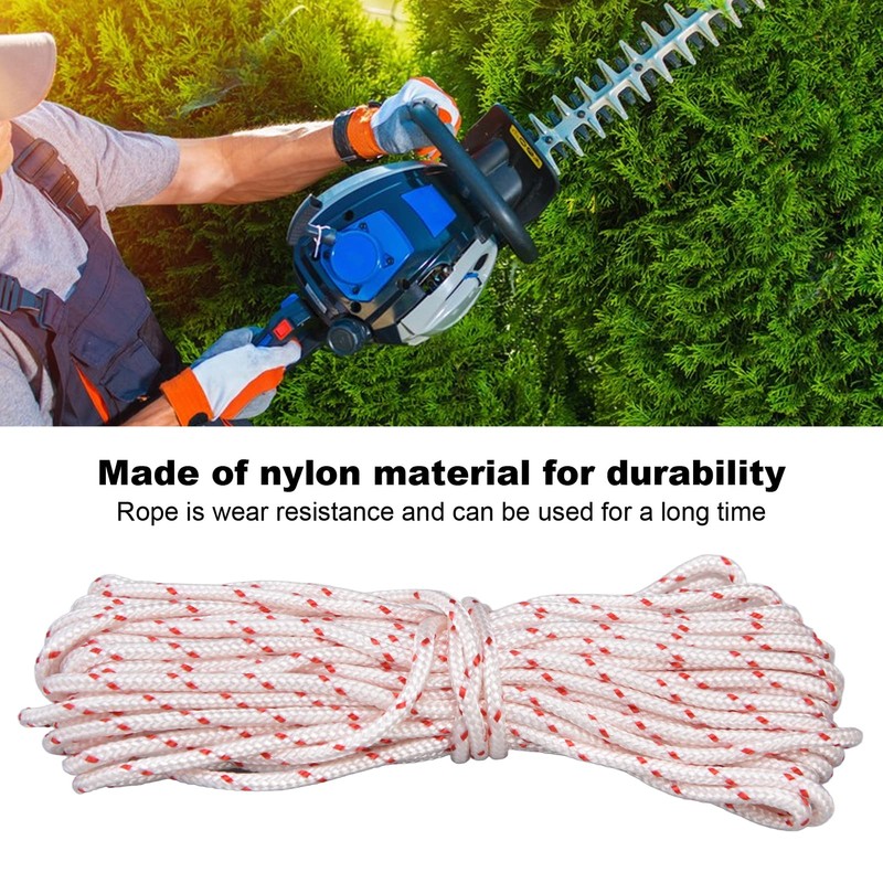 10M Recoil Starter Rope Nylon Starter Rope Chainsaw Trimmer Starter