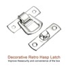 sourcing map 4 Pcs Hasp Clasp Latch Lock, 30 x